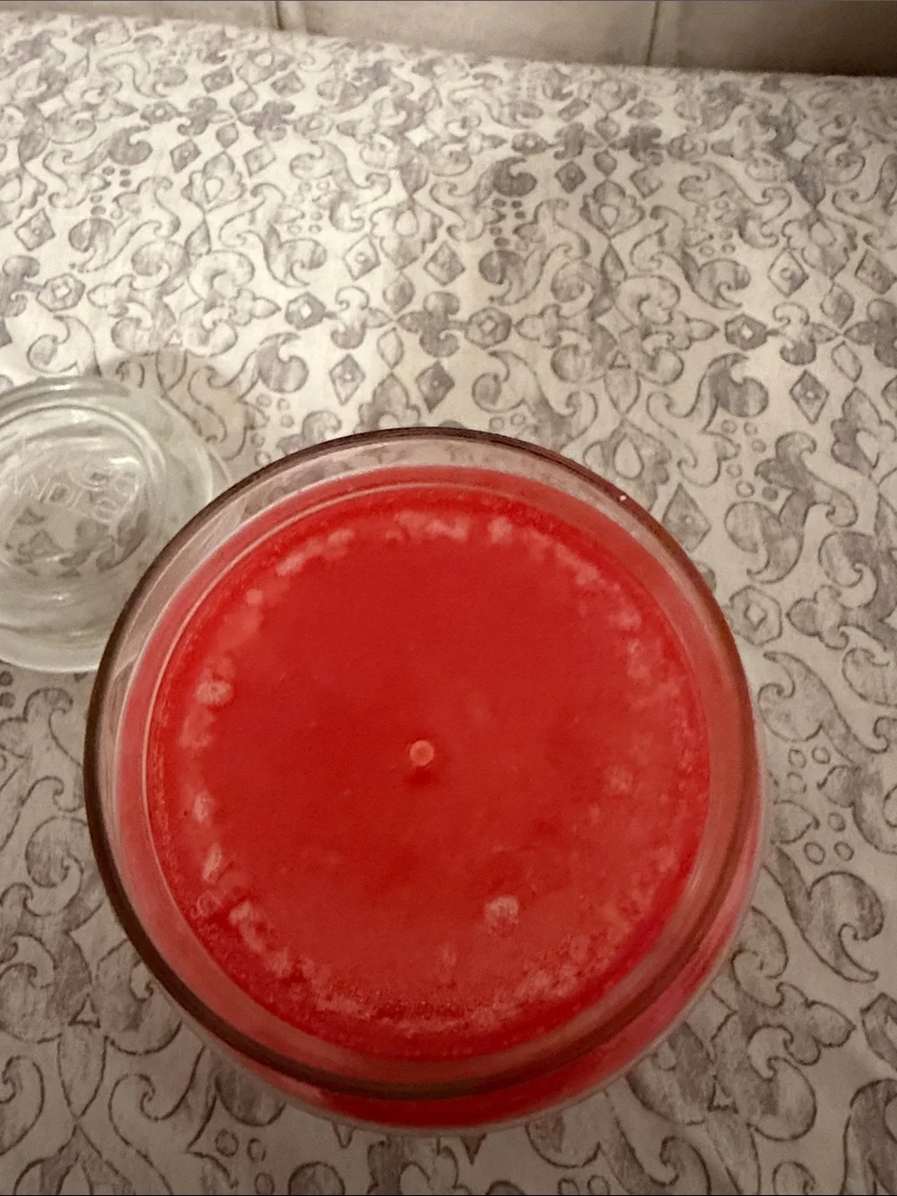 Brand new Yankee Candle Strawberry Lemon Ice Jar Candle - Red/orange